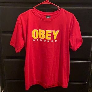 Obey graphic T